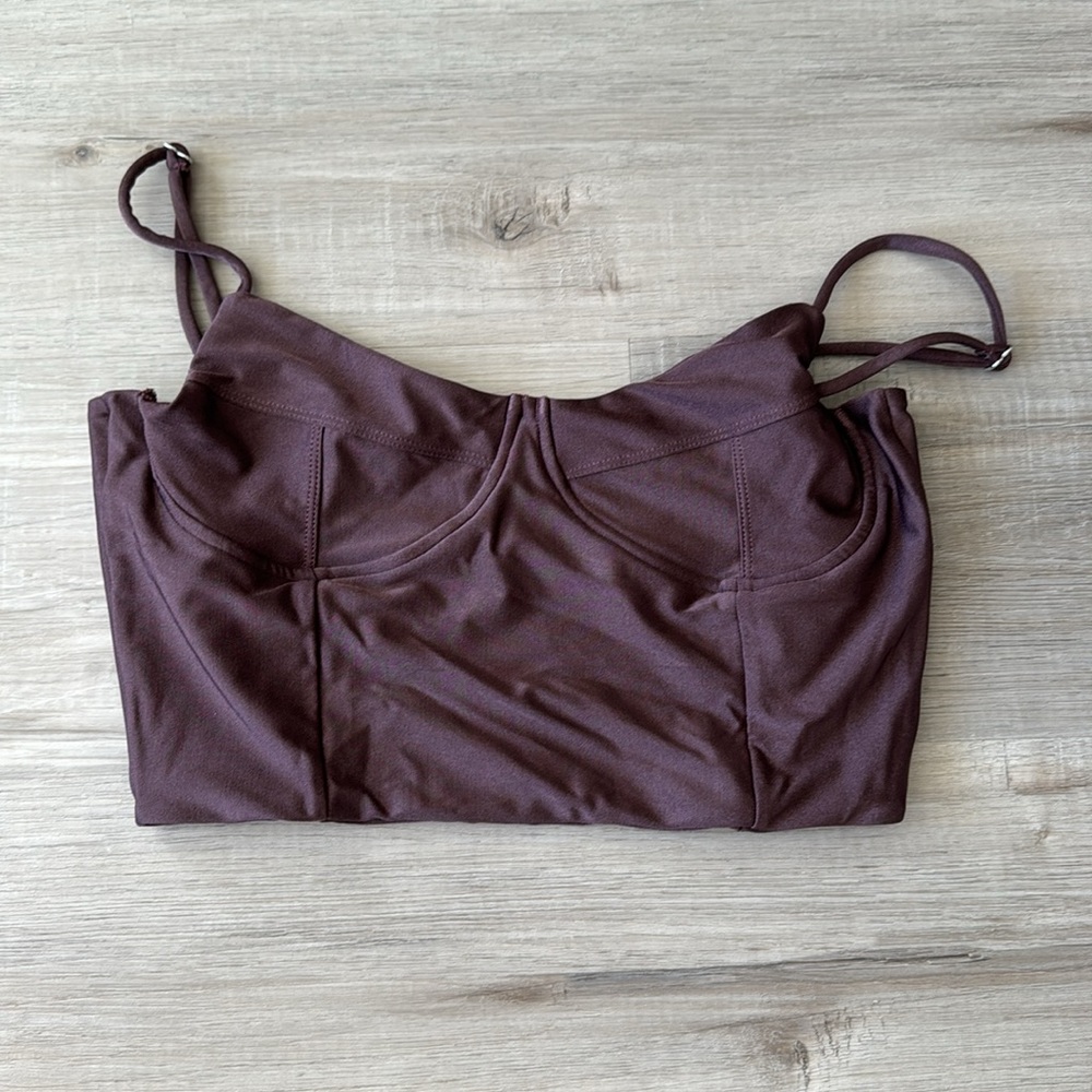 ARC SWIM TOP - ESPRESSO Nolla swim - Picture 5 of 6